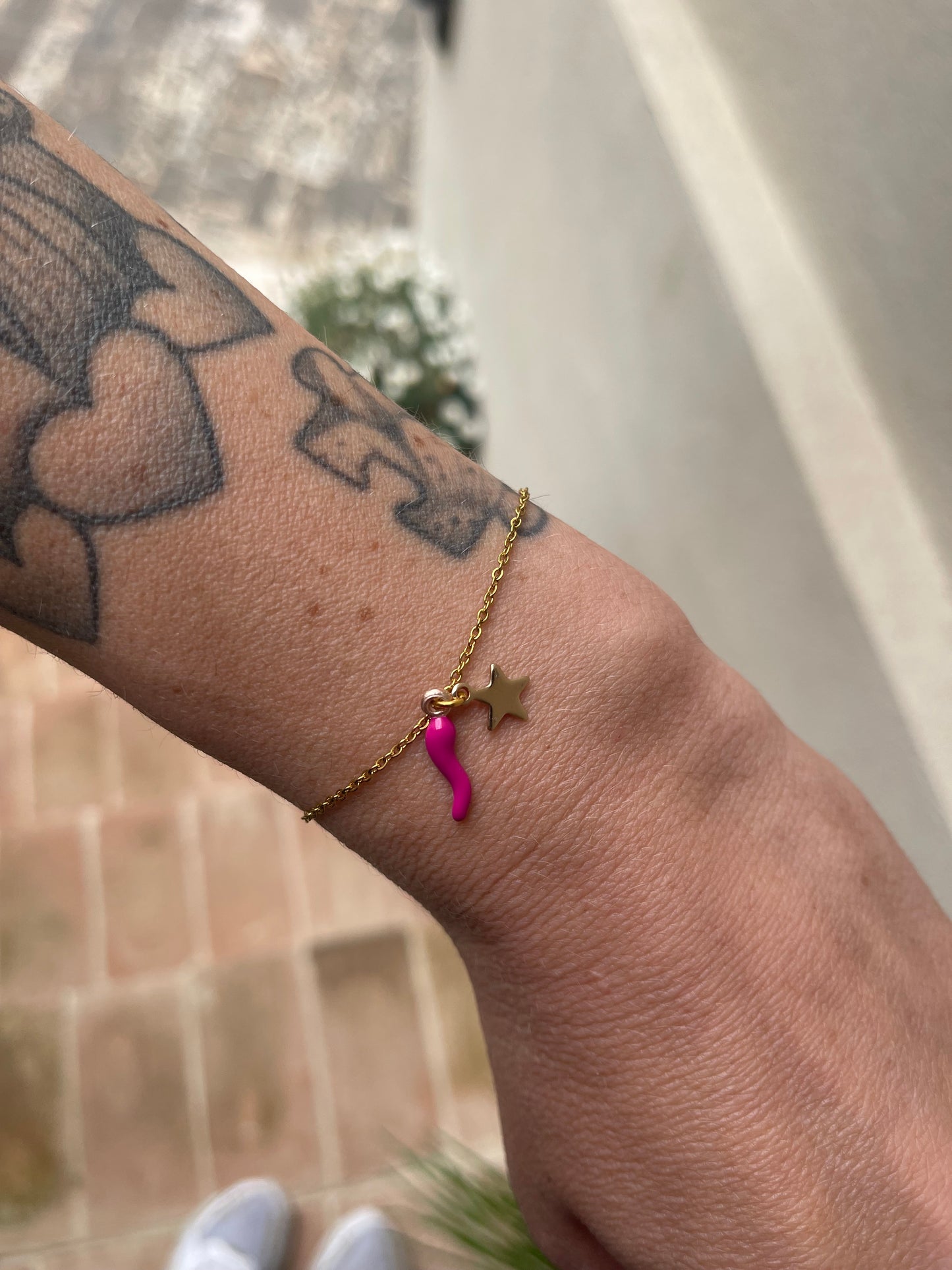 Bracciale Cornetto e stella