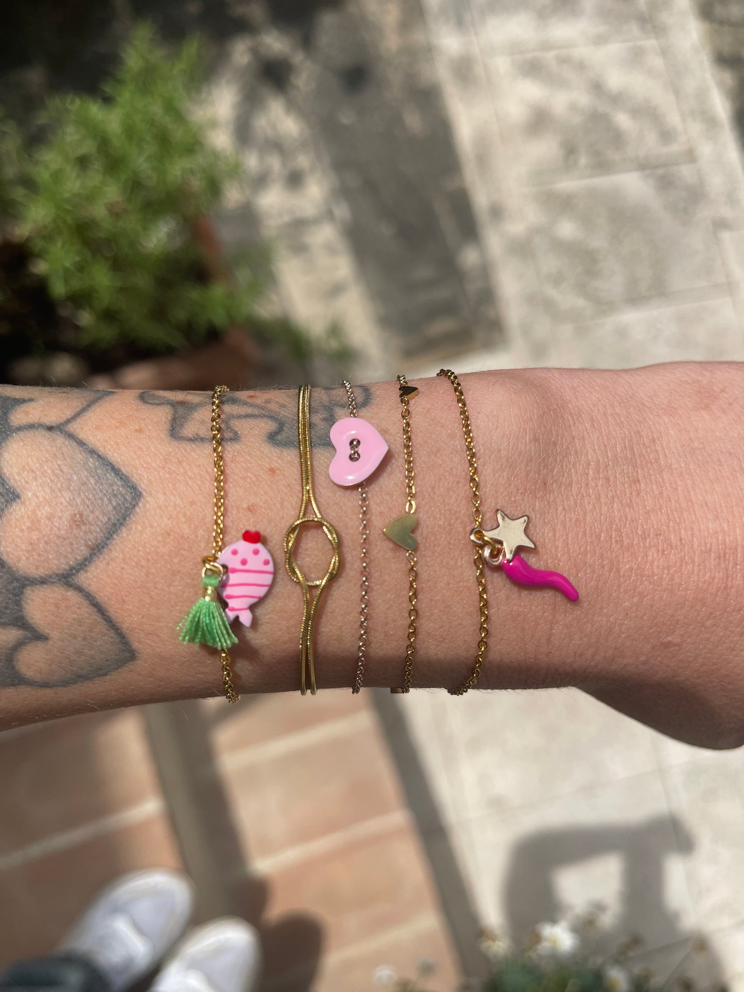 Bracciale Pesciolino Rosa