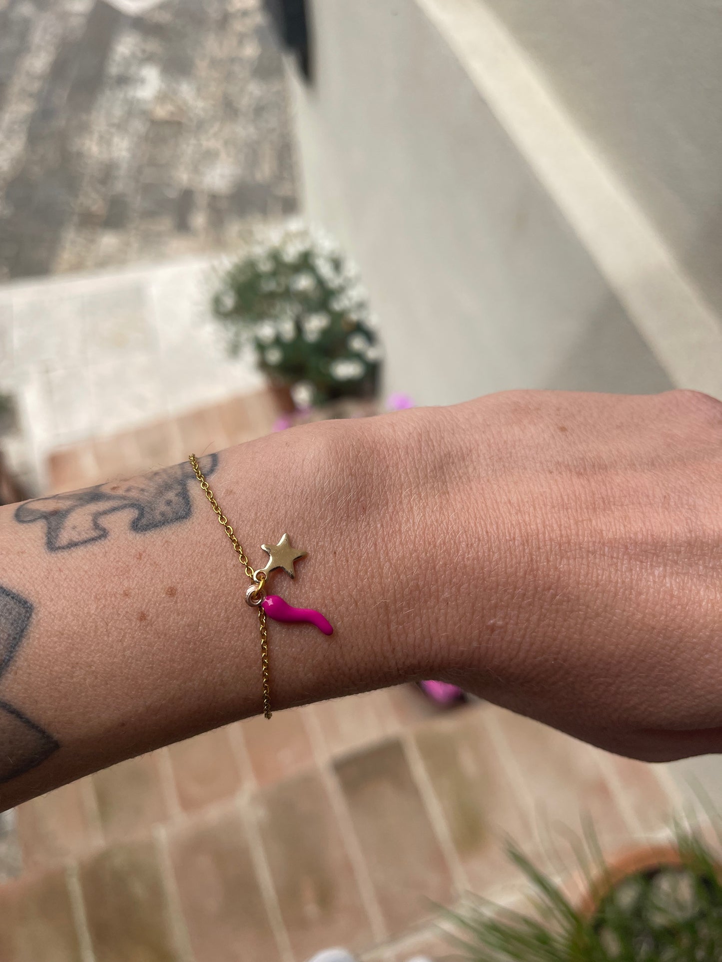 Bracciale Cornetto e stella