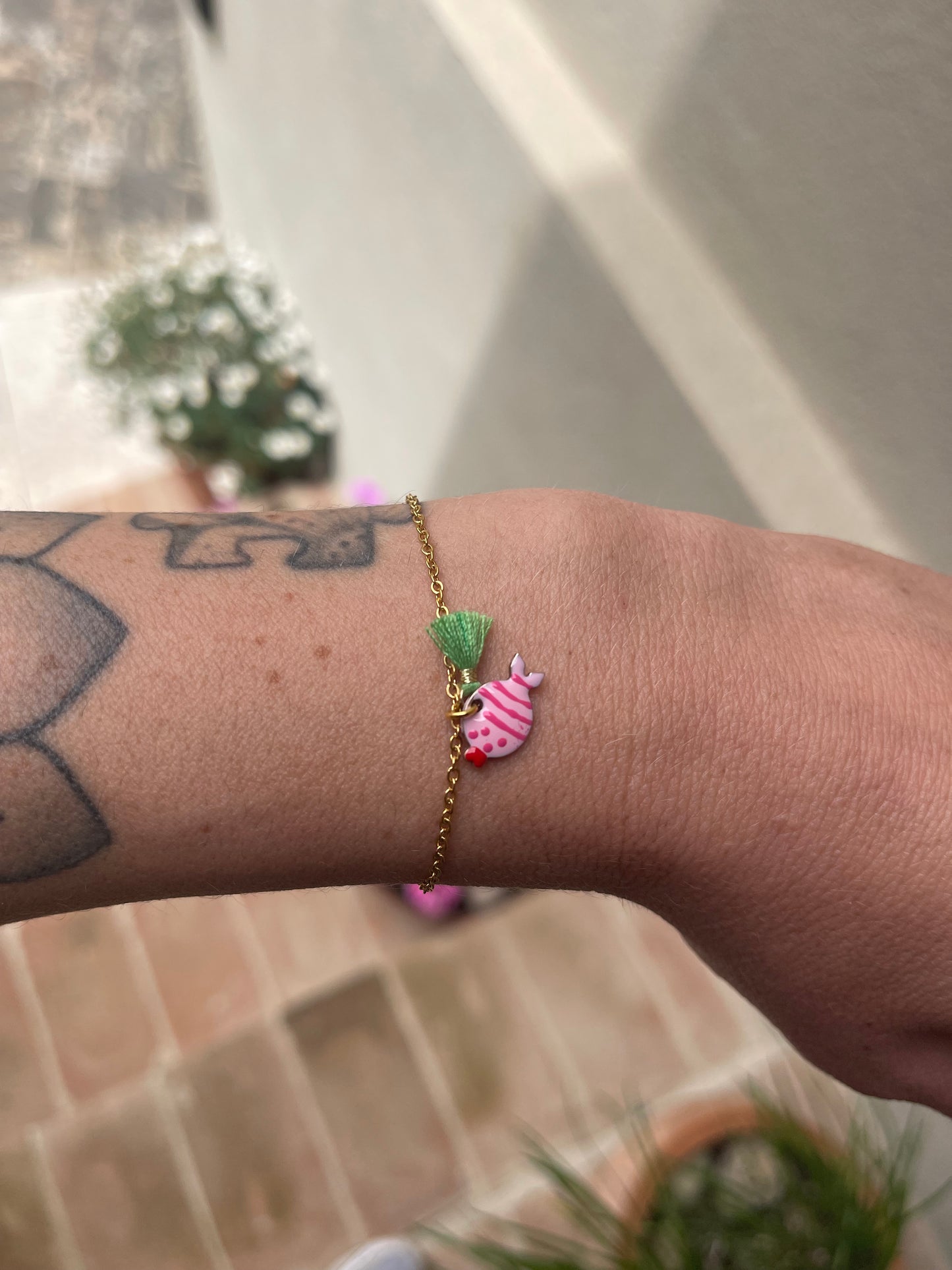Bracciale Pesciolino Rosa