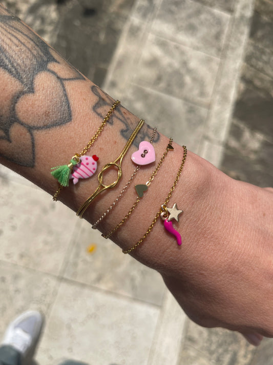 Bracciale Cornetto e stella