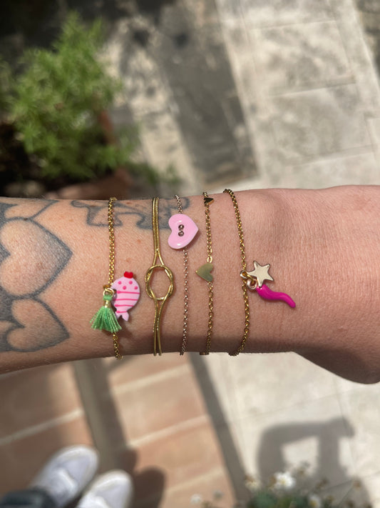 Bracciale Pesciolino Rosa