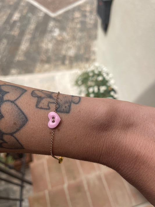Bracciale Cuore Bottoncino