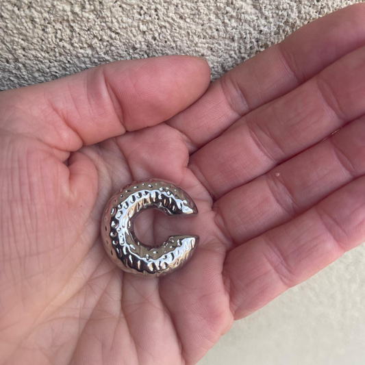 Ear Cuff Mars Argento