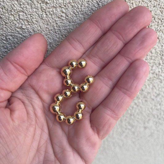 Ear Cuff Bubble Oro