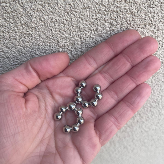 Ear Cuff Bubble Argento